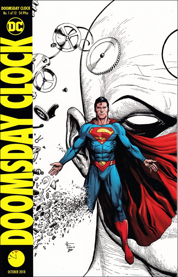 Doomsday Clock issue 1-G Gary Frank "Superman" Cover (4th Print)