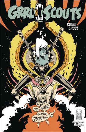 Grrl Scouts: Stone Ghost issue 5 Jim Mahfood Cover