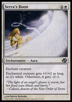Magic the Gathering: Planar Chaos (Base Set) card 17 Serra's Boon