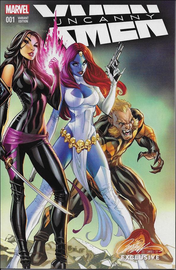 Uncanny X-Men (2016) issue 1-F J Scott Campbell Store Standard Cover