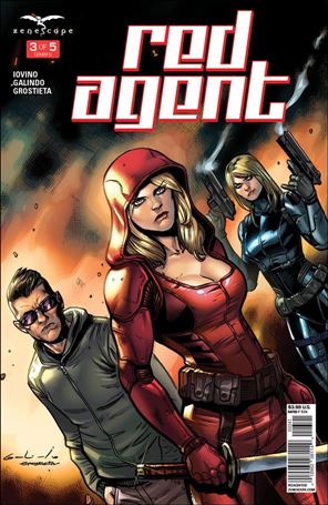 Red Agent issue 3-D Diego Galindo Cover