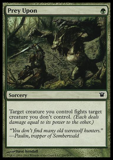 Magic the Gathering: Innistrad (Base Set) card 200 Prey Upon
