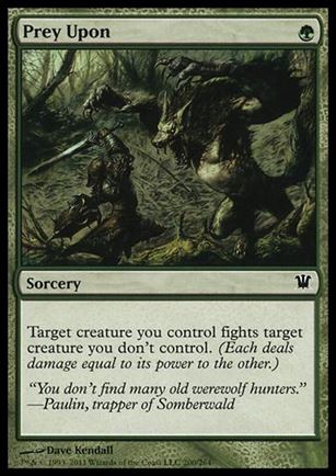 Magic the Gathering: Innistrad (Base Set) card 200 Prey Upon