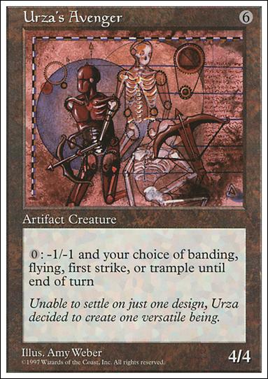 Magic the Gathering: 5th Edition (Base Set) card 405 Urza's Avenger