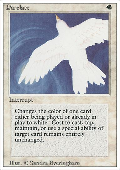 Magic the Gathering: Revised (Base Set) card 32 Purelace