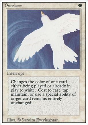 Magic the Gathering: Revised (Base Set) card 32 Purelace