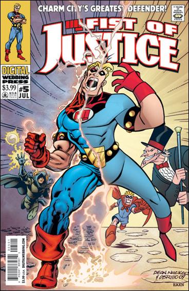Fist of Justice issue 5 Deon Nuckols Cover