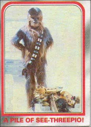 Star Wars: The Empire Strikes Back: Series 1 (Base Set) card 84 A Pile of See-Threepio!