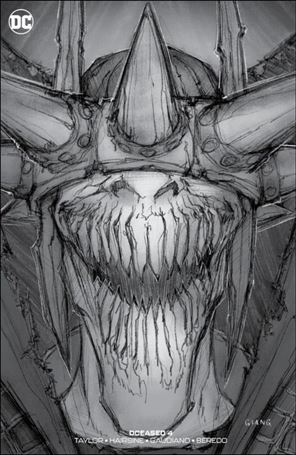 DCeased issue 4-I John Giang Comics Elite Sketch Cover