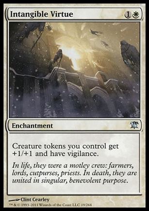 Magic the Gathering: Innistrad (Base Set) card 19 Intangible Virtue