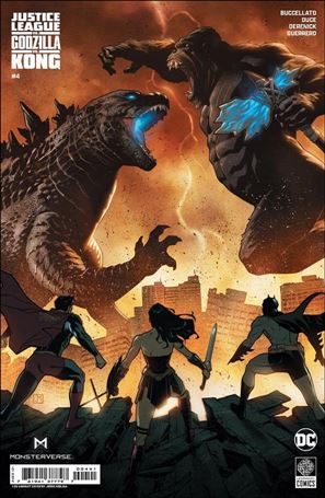 Justice League vs. Godzilla vs. Kong issue 4-D Jorge Molina 1:25 Cardstock Cover