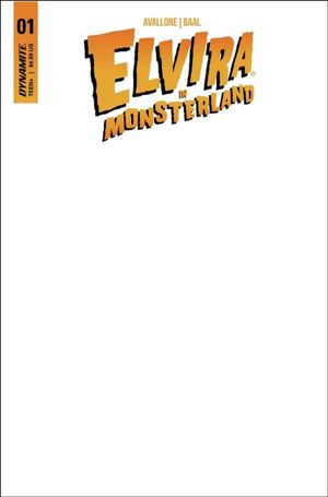 Elvira in Monsterland issue 1-E Blank Authentix Cover
