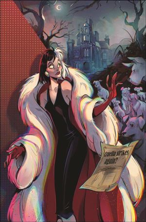 Disney Villains: Cruella De Vil issue 5-F Gretel Lusky Virgin 1:10 Cover