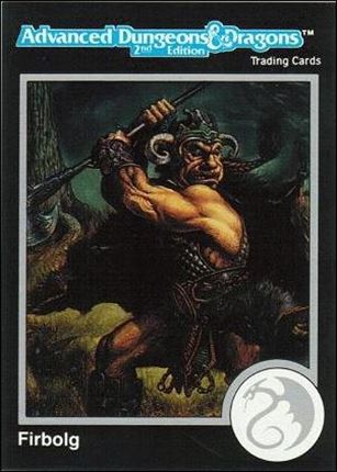 TSR 1991 Trading Cards Premier Edition Factory Set (Base Set) card 21 Advanced Dungeons & Dragons - Firbolg