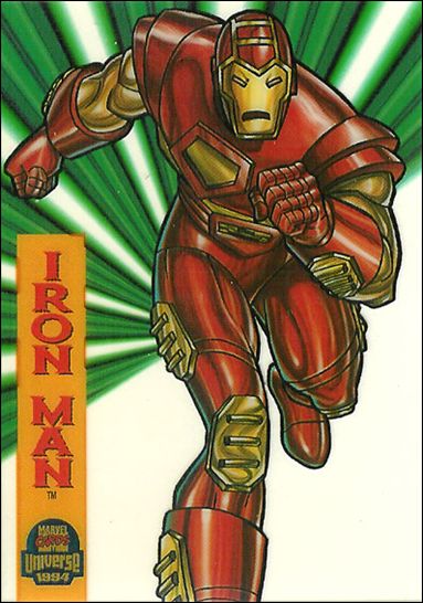Marvel Universe: Series 5 (Suspended Animation Subset) card 4 Iron Man