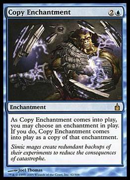 Magic the Gathering: Ravnica (Base Set)  card 42 Copy Enchantment