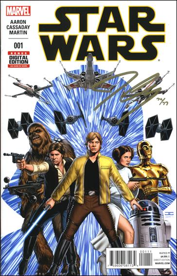 Star Wars (2015) issue 1-QN DF Cassaday Cvr (Signd in Gold by Cassaday) 1/77