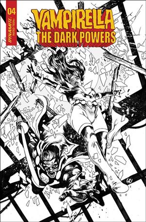 Vampirella: The Dark Powers issue 4-G Jonathan Lau 1:10 Black & White Cover