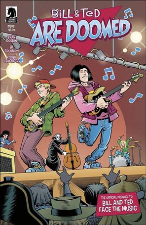 Bill & Ted Are Doomed issue 1.00-B Roger Langridge Cover
