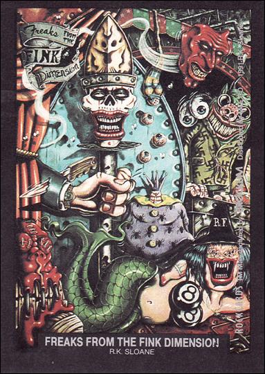 Rock Cards (Artwork Stick-on Subset) card nn-5 Freaks From The Fink Dimension - R.K. Sloane