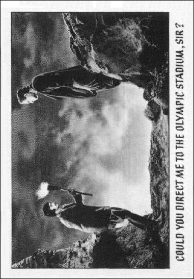 Creature Feature (Base Set) card 21 Could you direct me to the Olympic stadium, sir? 
