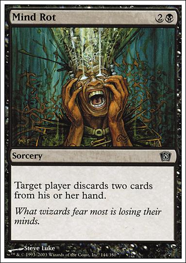 Magic the Gathering: 8th Edition (Base Set) card 144 Mind Rot