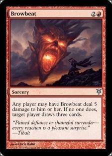 Magic the Gathering: Duel Decks: Sorin vs. Tibalt (Base Set) card 66 Browbeat