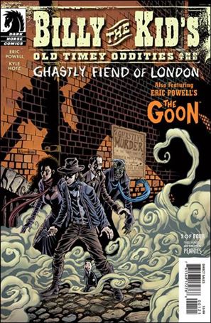 Billy the Kid’s Old Timey Oddities and the Ghastly Fiend of London issue 1-B Kyle Holtz Cover