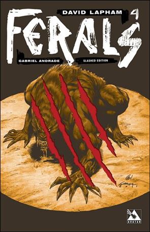 Ferals issue 4-D Slashed Cover 1:4