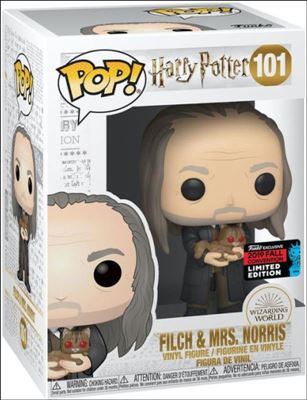 POP! Harry Potter figure 101-B Filch & Mrs. Norris Fall Convention Exclusive