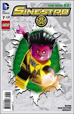 Sinestro issue 7-B LEGO Cover