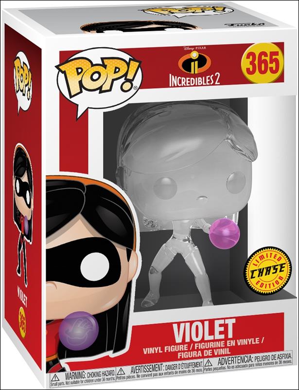 POP! Disney figure 365-B Violet (Invisible) Chase