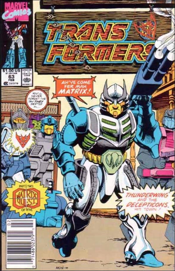 Transformers (1984) issue 63-B Newsstand Cover