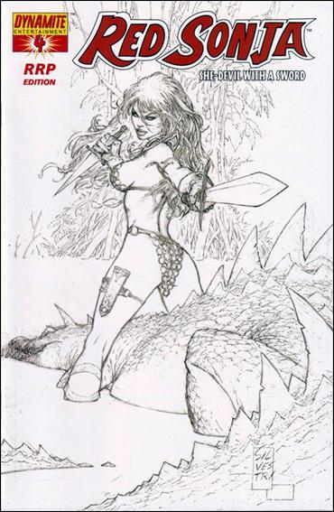 Red Sonja (2005) issue 4-F Marc Silvestri 1:300 Sketch RRP Edition 