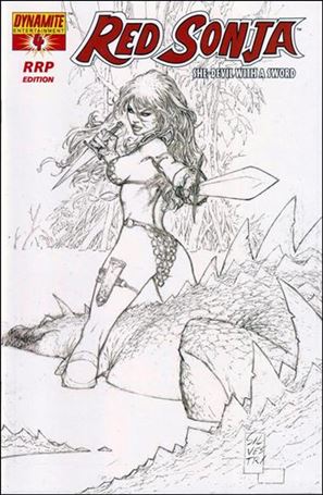 Red Sonja (2005) issue 4-F Marc Silvestri 1:300 Sketch RRP Edition 