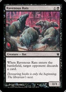 Magic the Gathering: Duel Decks: Izzet vs. Golgari (Base Set) card 49 Ravenous Rats