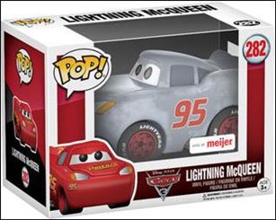 POP! Disney figure 282-C Lightning McQueen (Gray) Meijer