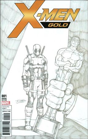 X-Men: Gold issue 1-J Ron Lim 1:Store Sketch Cover