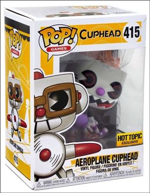 POP! Games figure 415-B Aeroplane Cuphead (Hot Topic Exclusive)