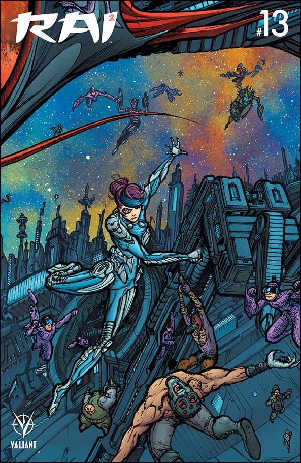 Rai (2014) issue 13-E Ryan Lee 1:20 Mega-Cover