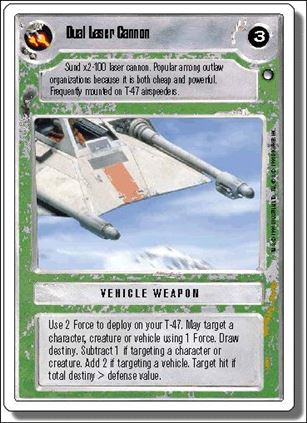Star Wars: Hoth Revised (Base Set) card 161 Dual Laser Cannon