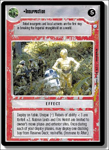 Star Wars: Endor Limited (Base Set) card 130 Insurrection