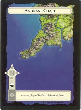 Middle-Earth: The Wizards (Base Set) card 16 Andrast Coast
