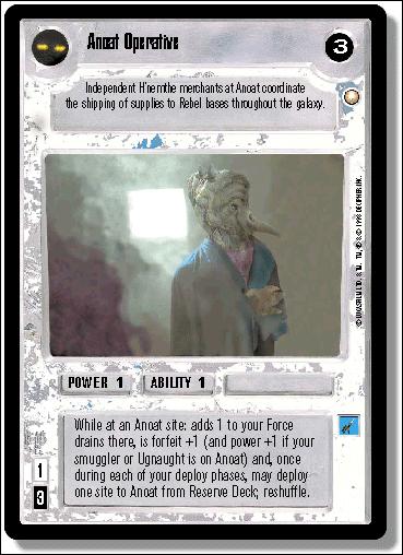 Star Wars: Special Edition Limited (Base Set) card 164 Anoat Operative