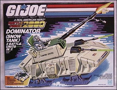 G.I. Joe: A Real American Hero (Battle Force 2000) Vehicles figure 1 Dominator (Snow Tank)