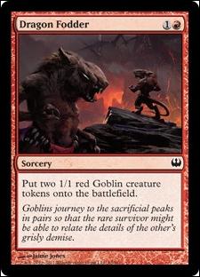Magic the Gathering: Duel Decks: Knights vs. Dragons (Base Set) card 65 Dragon Fodder