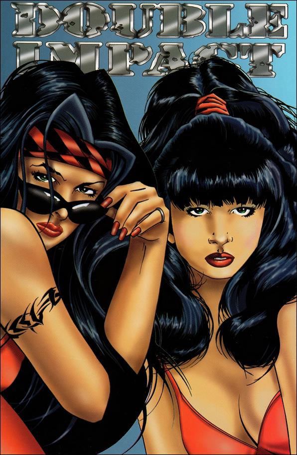Double Impact (1996) issue 1 Wraparound Cover