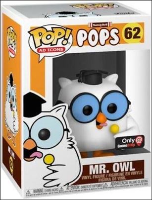 POP! Ad Icons figure 62-B Mr. Owl GameStop Exclusive