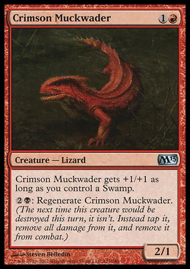 Magic the Gathering: 2013 Core Set (Base Set) card 127 Crimson Muckwader