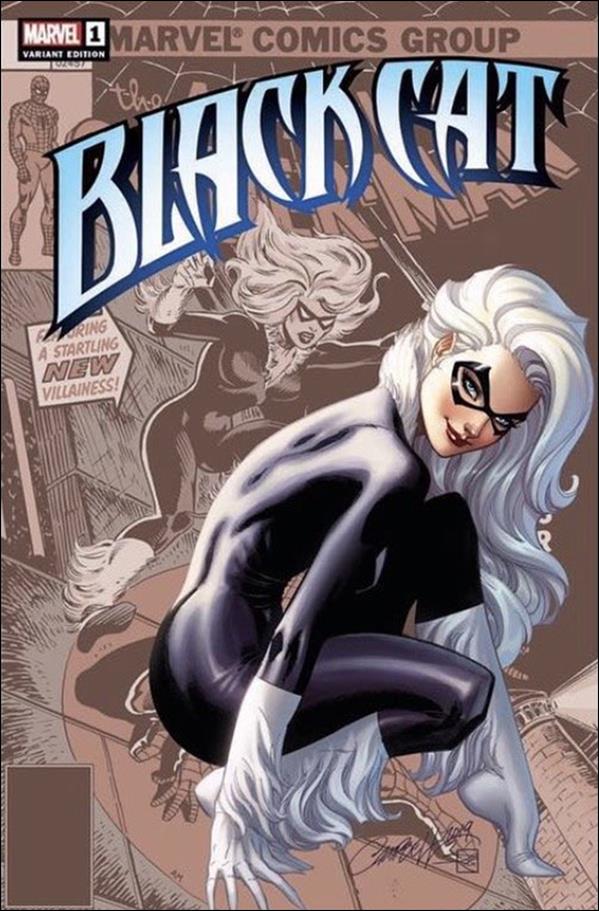 Black Cat (2019) issue 1-TB Campbell Frankie's Comics "Crouch" Cover 1/3000